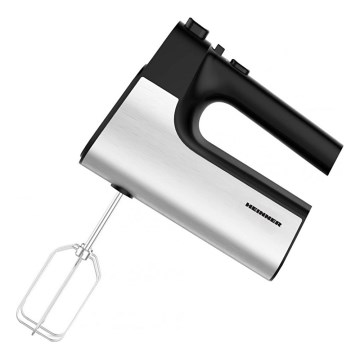 Heinner HM-500BKSS - Elpisker 500W/230V mat krom/sort