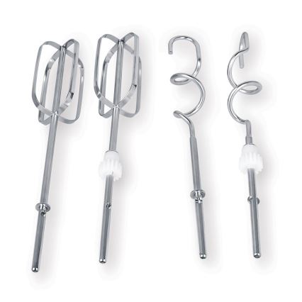 Heinner HMBR-300W - Håndmixer med roterende skål 300W/230V hvid