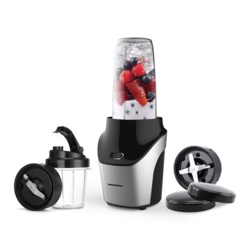 Heinner HSB-T1000SS - Smoothie Nutri-blender 1000W/230V mat krom/sort