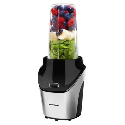 Heinner HSB-T1000SS - Smoothie Nutri-blender 1000W/230V mat krom/sort