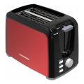 Heinner HTP-700BKRD - Brødrister med 2 åbninger 700 W/230 V rød/mat krom