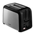 Heinner HTP-700BKSS - Brødrister til 2 skiver 700W/230V sort/mat krom
