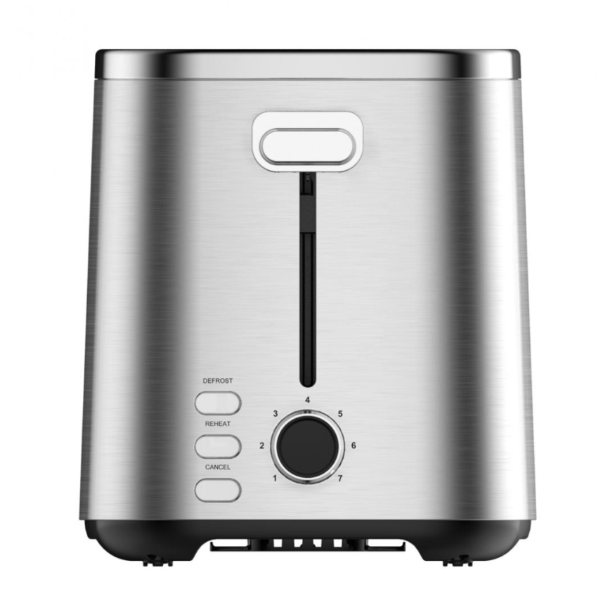 Heinner HTP-800SS - Brødrister med 2 åbninger, 800 W/230 V, i rustfrit stål