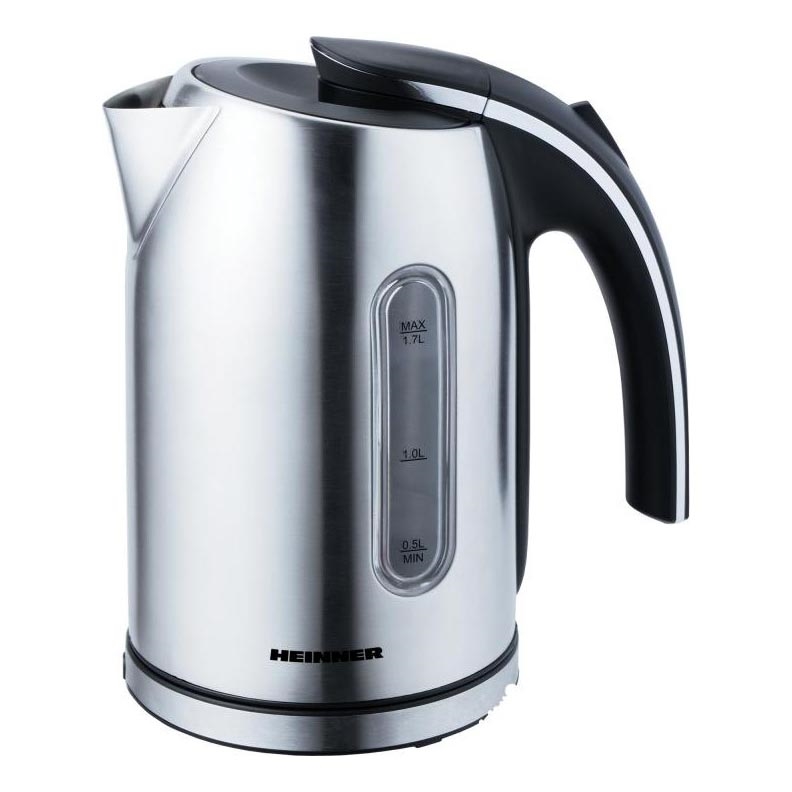 Heinner PF-70 - Hurtigkogende elkedel 1,7 l 2200W/230V mat krom