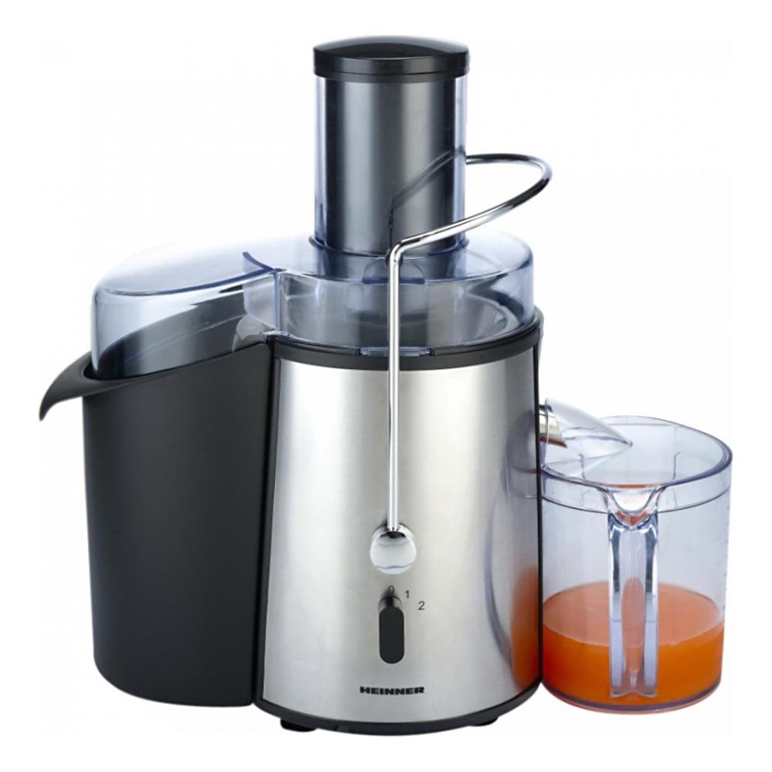 Heinner XF-1000SS - Saftpresser 1000W/230V sølv/sort