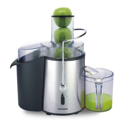 Heinner XF-1000SS - Saftpresser 1000W/230V sølv/sort