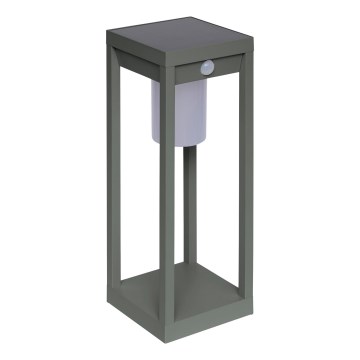 Hesperide - LED solcellelanterne med bevægelses- og skumringssensor PIKY LED/3,7V 2600 mAh 40 cm IP65 grøn