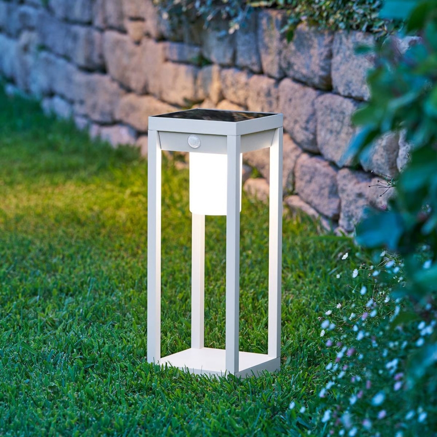 Hesperide - LED solcellelanterne med bevægelsessensor PIKY LED/3,7V 2600 mAh 40 cm IP65 beige