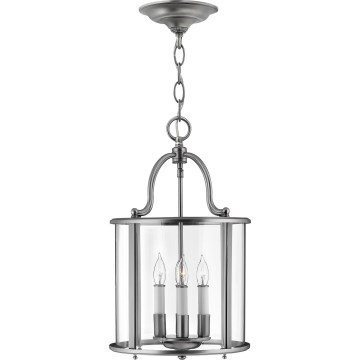 Hinkley - GENTRY kædeophængt lysekrone 4xE14/60W/230V, mat krom