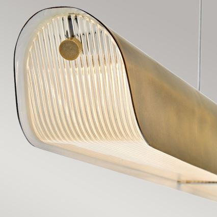 Hinkley - LED-pendel på wire ARCO LED/43W/230V 3000K guld