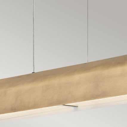 Hinkley - LED-pendel på wire ARCO LED/43W/230V 3000K guld