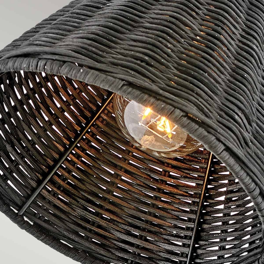 Hinkley - ARTI vægspot 1xE27/60W/230V sort