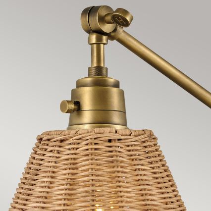 Hinkley - Spot-væglampe ARTI 1xE27/60W/230V guld/brun