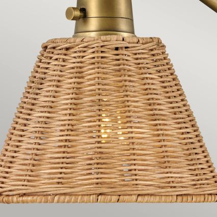 Hinkley - Spot-væglampe ARTI 1xE27/60W/230V guld/brun