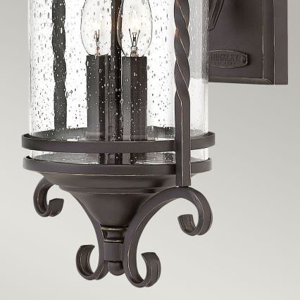 Hinkley - Udendørs væglampe CASA 2xE14/40W/230V IP44