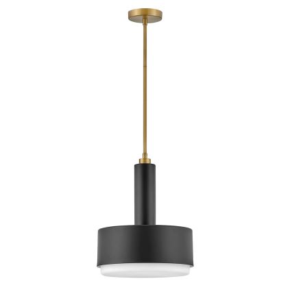 Hinkley - Lysekrone på stang CEDRIC 2xE27/60W/230V Ø 33 cm guld/sort