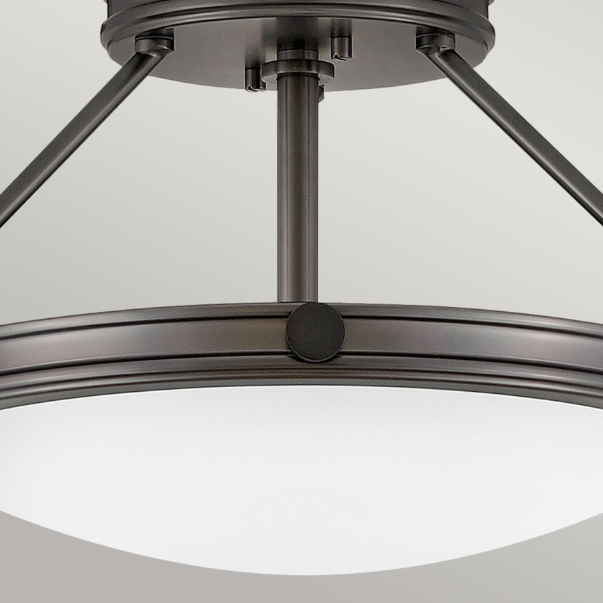 Hinkley - Overflademonteret loftlampe COLLIER 3xE14/40W/230V Ø 41,7 cm sort