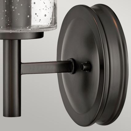 Hinkley - Væglampe COLLIER 1xE27/60W/230V sort