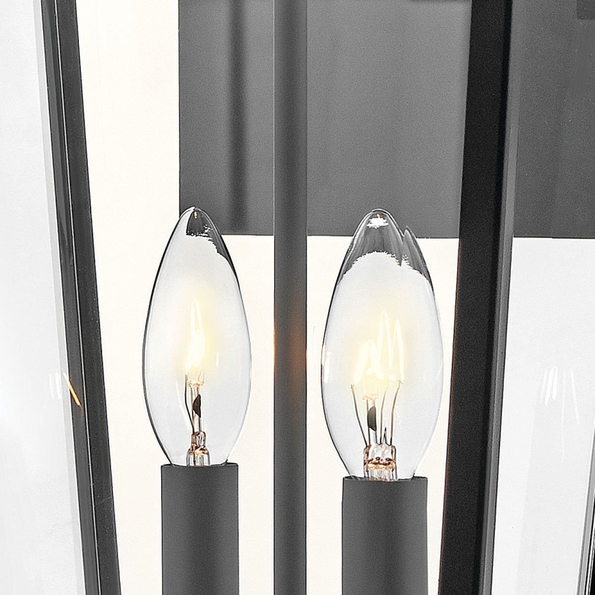 Hinkley - Udendørs væglampe DAWSON 2xE14/40W/230V IP44 sort