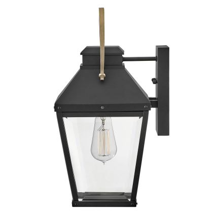 Hinkley - Udendørs væglampe DAWSON 1xE27/60W/230V IP44 sort