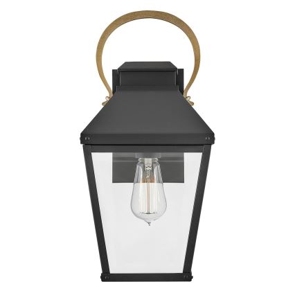 Hinkley - Udendørs væglampe DAWSON 1xE27/60W/230V IP44 sort