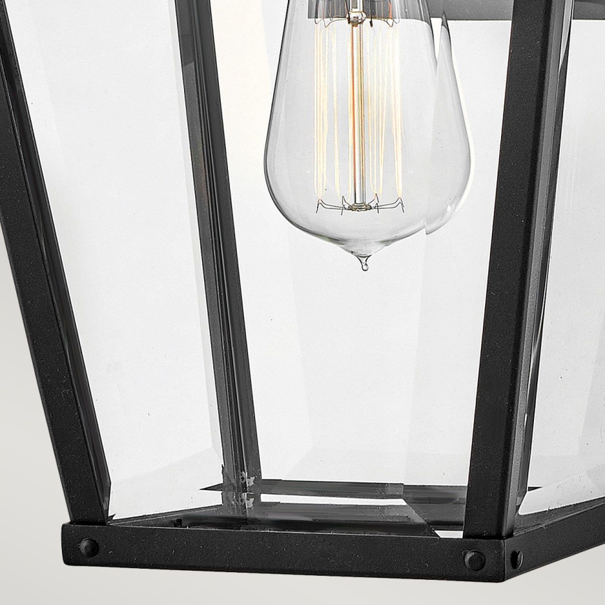 Hinkley - Udendørs væglampe DAWSON 1xE27/60W/230V IP44 sort