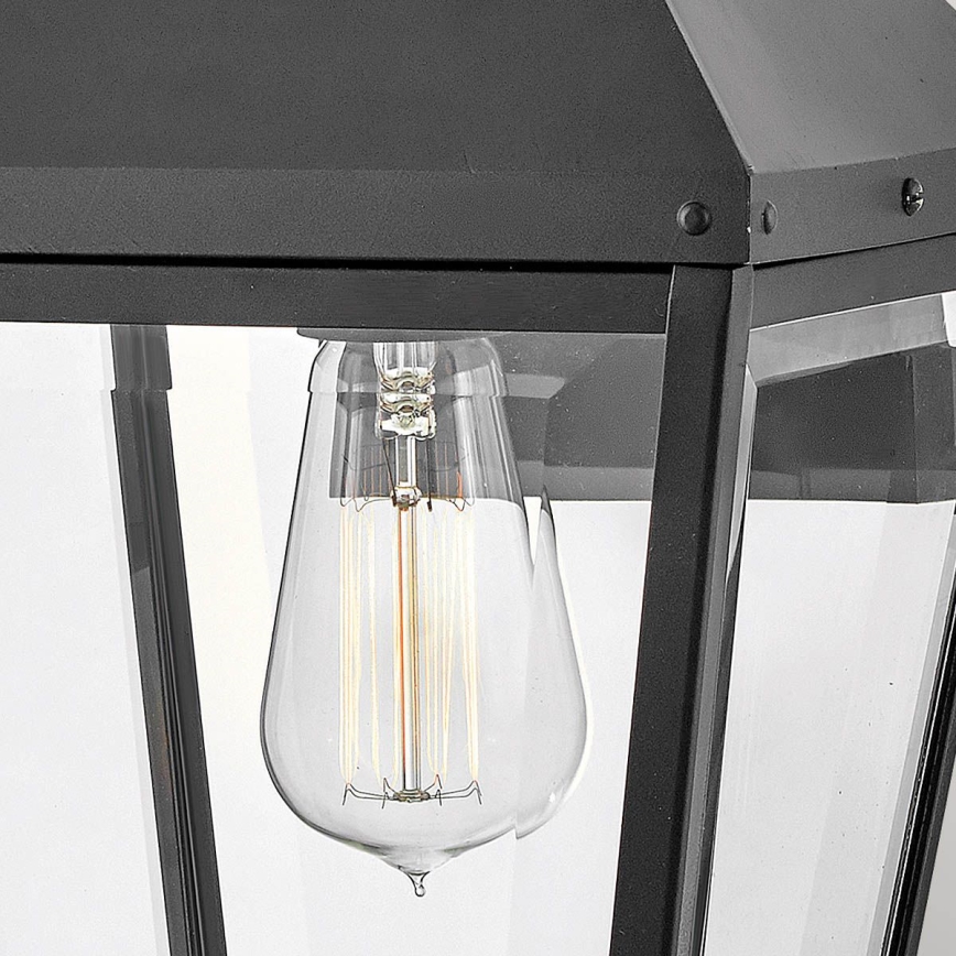 Hinkley - Udendørs væglampe DAWSON M 1xE27/60W/230V IP44 sort