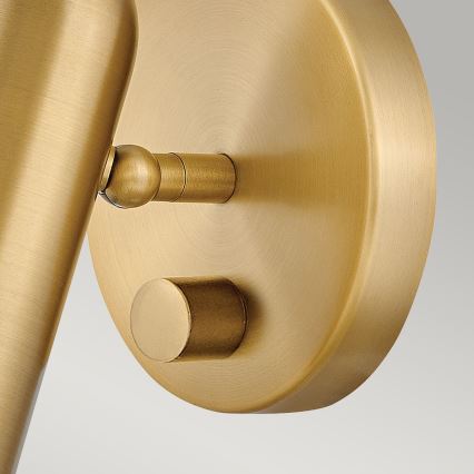 Hinkley HK-DAX1-HB - LED dæmpbar væglampe DAX LED/9W/230V 3000K guld