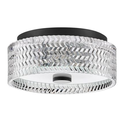 Hinkley - Loftlampe ELLE 2xE27/60W/230V diameter 30,5 cm sort