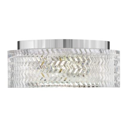 Hinkley Loftlampe ELLE 2xE27/60W/230V diameter 30,5 cm skinnende krom