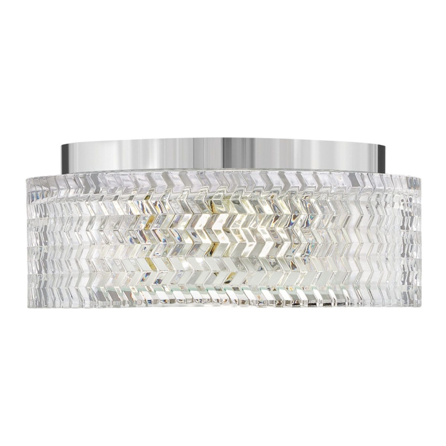 Hinkley Loftlampe ELLE 2xE27/60W/230V diameter 30,5 cm skinnende krom