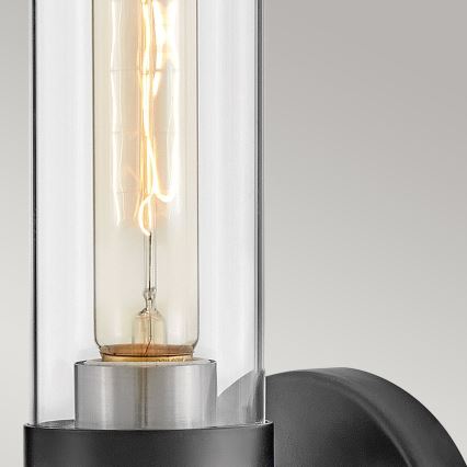 Hinkley - Badeværelses væglampe ELLISON 1xE27/40W/230V IP44 sort