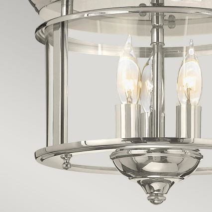 Hinkley - Loftlampe GENTRY 3xE14/40W/230V skinnende krom