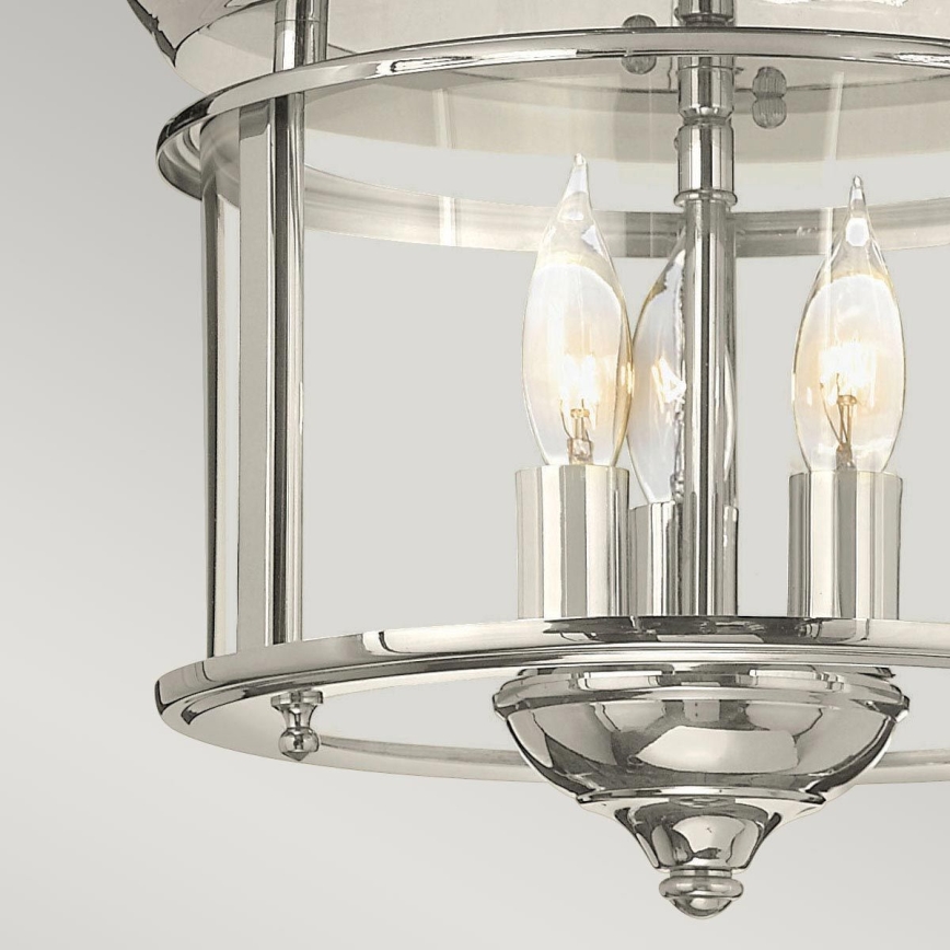 Hinkley - Loftlampe GENTRY 3xE14/40W/230V skinnende krom