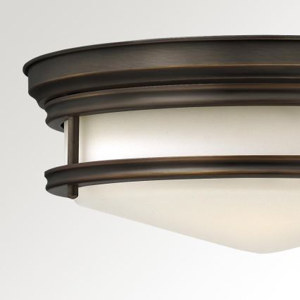 Hinkley - Badeværelsesloftlampe HADLEY 3xE27/40W/230V IP44 i bronze