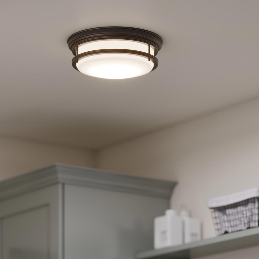 Hinkley - Badeværelsesloftlampe HADLEY 3xE27/40W/230V IP44 i bronze