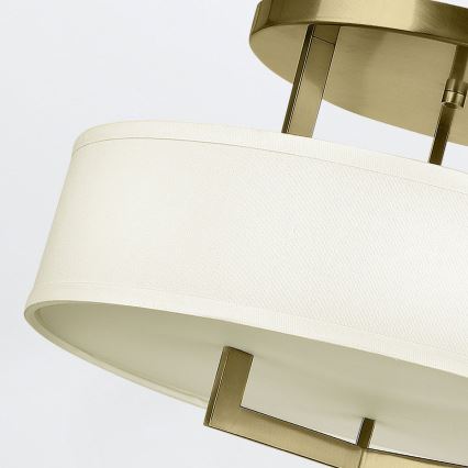 Hinkley - Loftlampe HAMPTON 3xE27/60W/230V Ø 50,8 cm guld