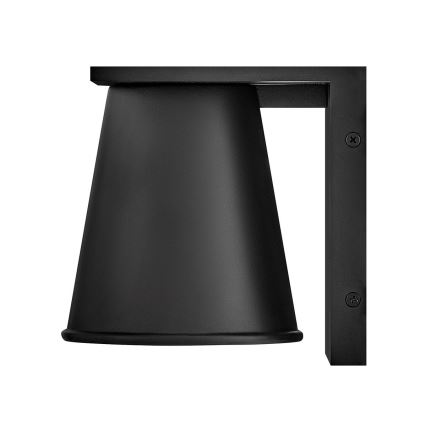 Hinkley - Udendørs LED væglampe HANS 1xGU10/8W/230V IP44 sort