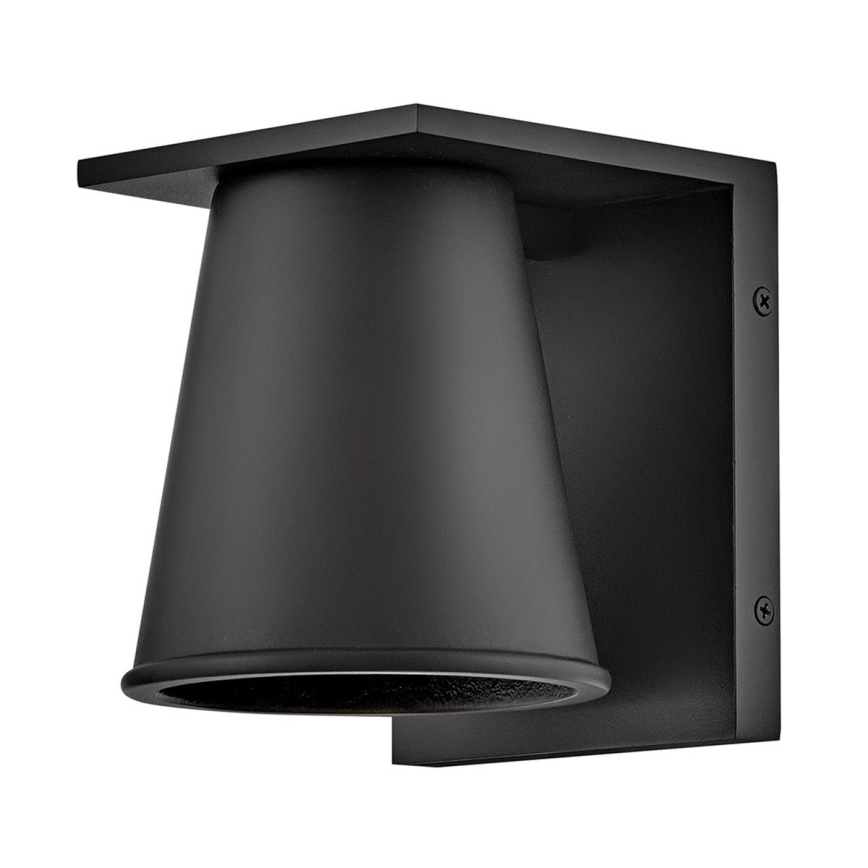 Hinkley - Udendørs LED væglampe HANS 1xGU10/8W/230V IP44 sort