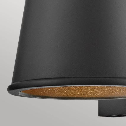 Hinkley - Udendørs LED væglampe HANS 1xGU10/8W/230V IP44 sort