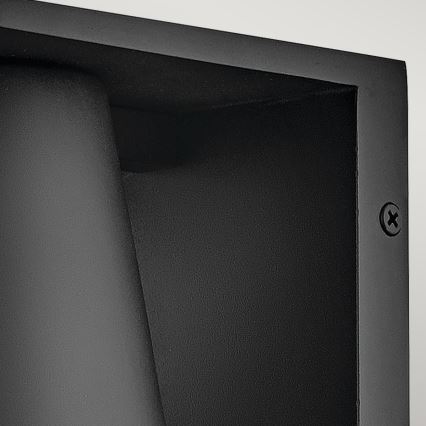 Hinkley - Udendørs LED væglampe HANS 1xGU10/8W/230V IP44 sort