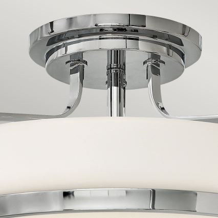 Hinkley - Loftmonteret lysekrone HARPER 3xE27/60W/230V, poleret krom