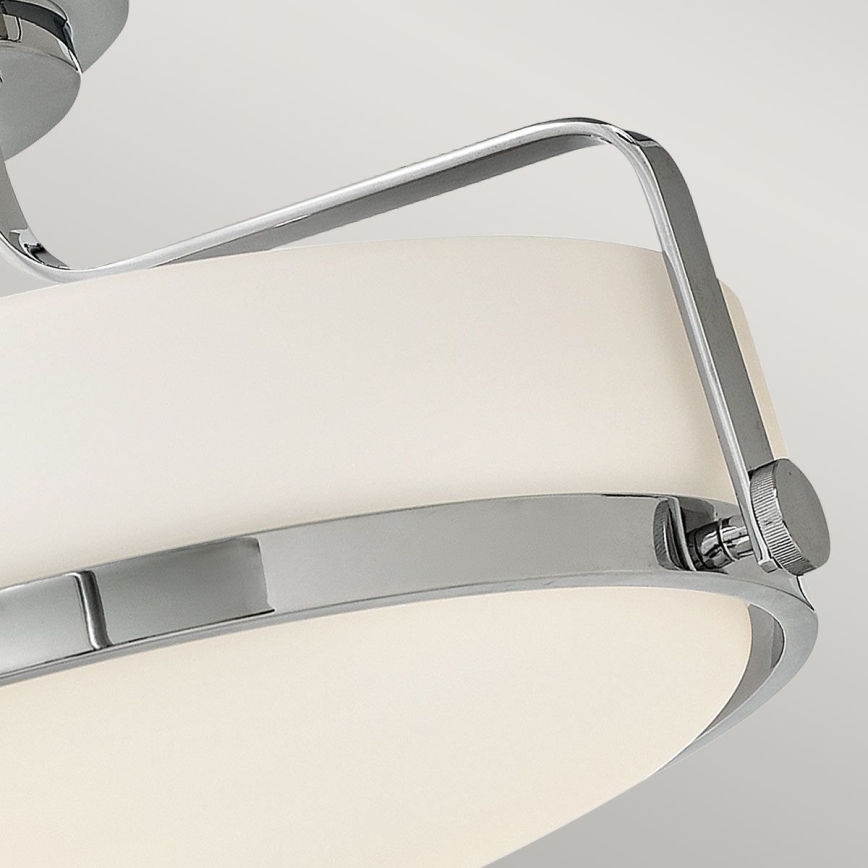 Hinkley - Plafondlampe HARPER 3xE27/60W/230V Ø 45,6 cm blank krom