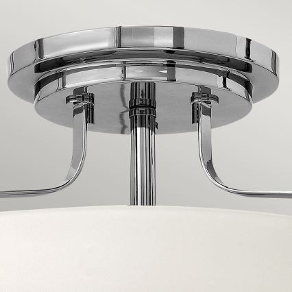 Hinkley - HARPER loftlampe til direkte montering 3xE27/60W/230V, blank krom