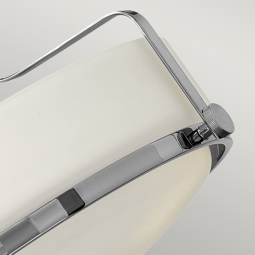 Hinkley - Overflademonteret loftlampe HARPER, 3xE27/60W/230V, Ø 36,6 cm, blank krom