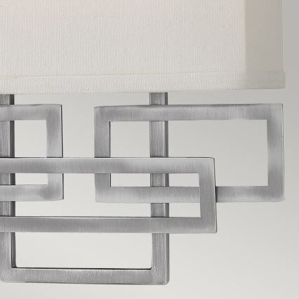 Hinkley - Væglampe LANZA 2xE14/60W/230V mat krom