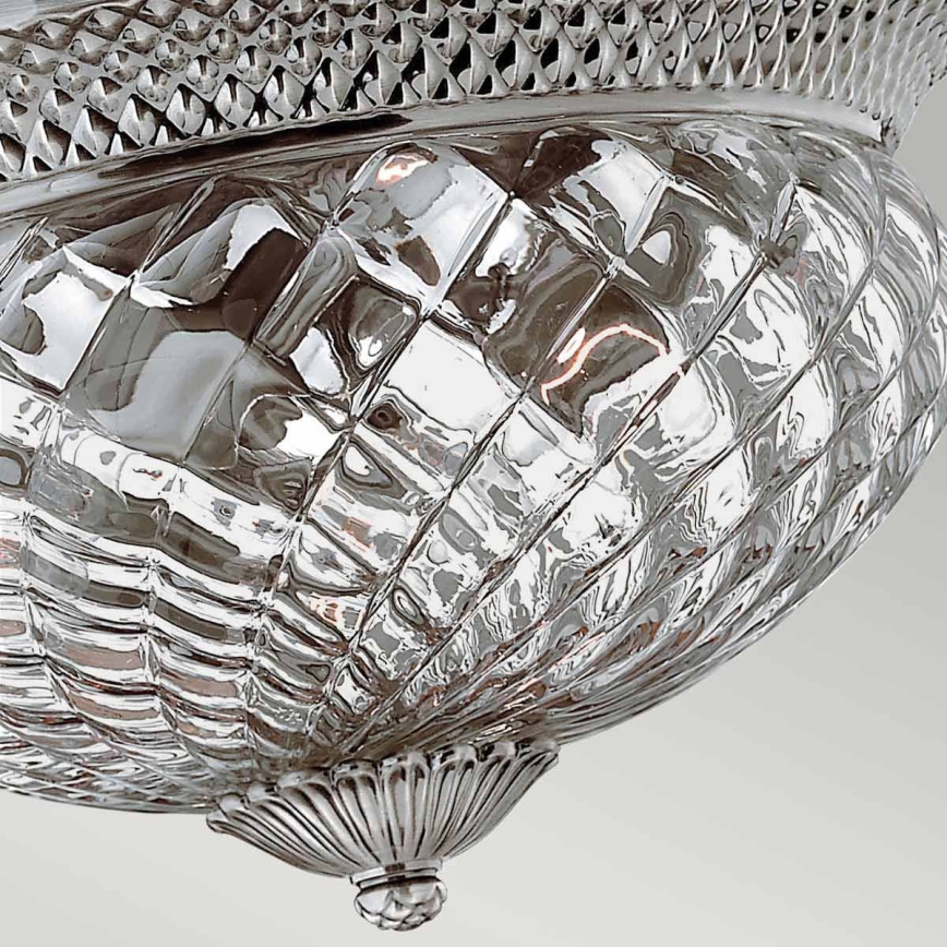 Hinkley - Loftlampe PLANTATION 3xE27/60W/230V sølvfarvet