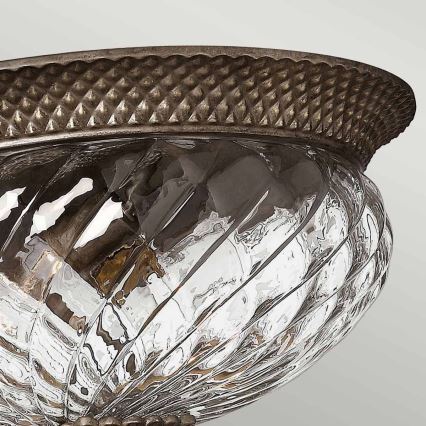 Hinkley - Loftlampe PLANTATION 3xE27/60W/230V bronze