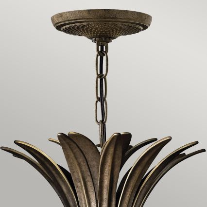 Hinkley - Pendel med kædeophæng PLANTATION 4xE14/40W/230V bronze