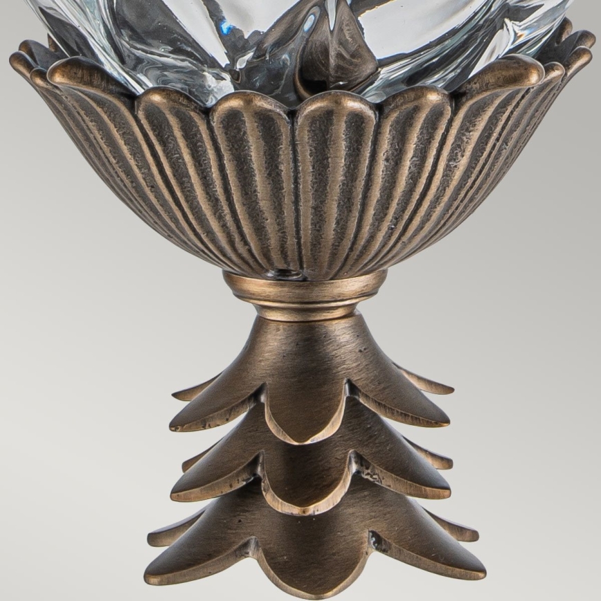 Hinkley - Udendørs væglampe PLANTATION 1xE27/40W/230V IP44 bronze
